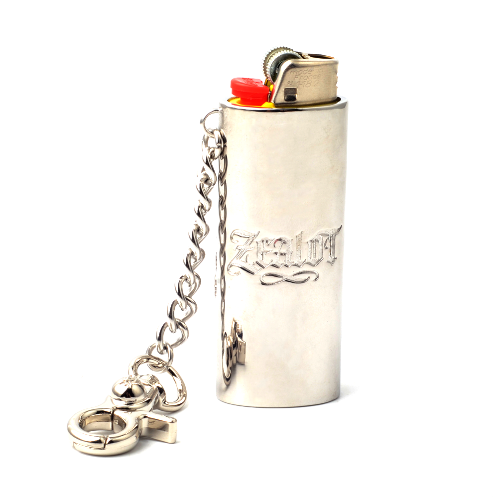 Chrome La virgen lighter holder