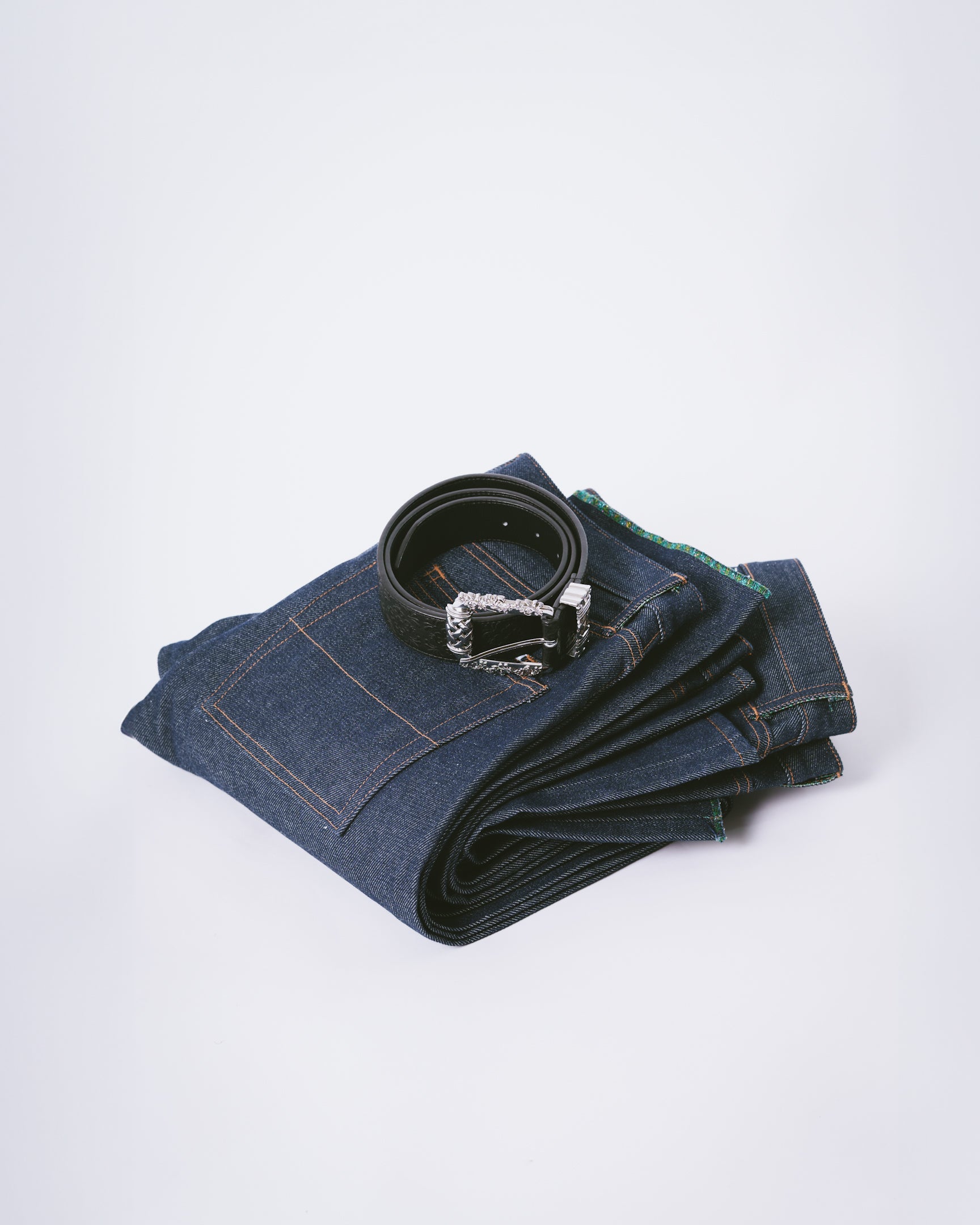 Talavera leather belt